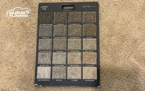Professional carpet installation